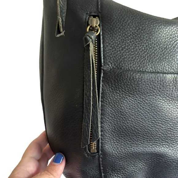ELLIOTT LUCCA Black Leather Shoulder/Hobo Bag - Picture 4 of 14